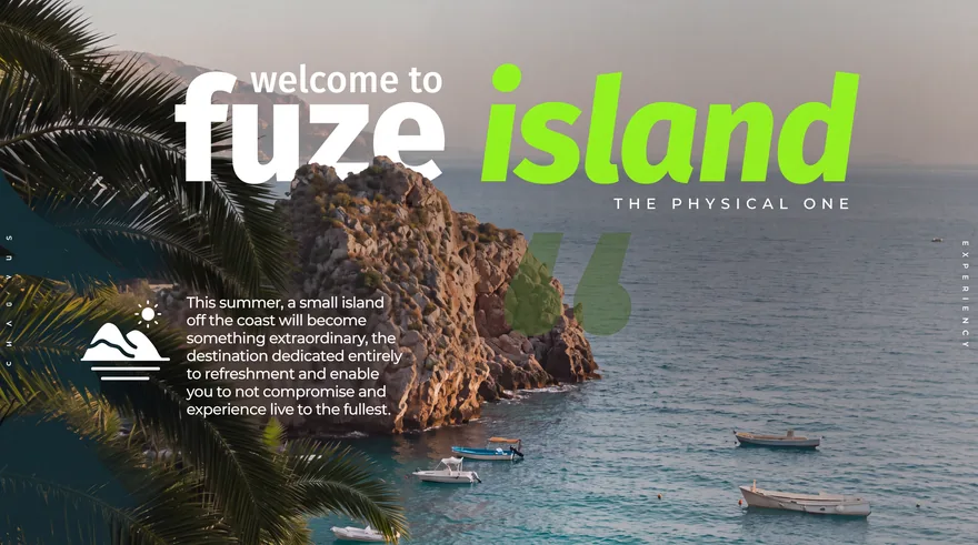 Fuze Island campaign key visual